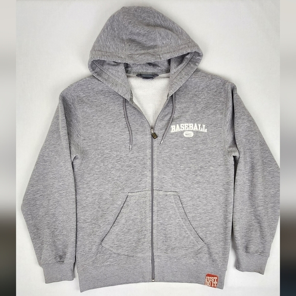 Nike Other - Nike Baseball Zip Up Grey Athletic Hoodie